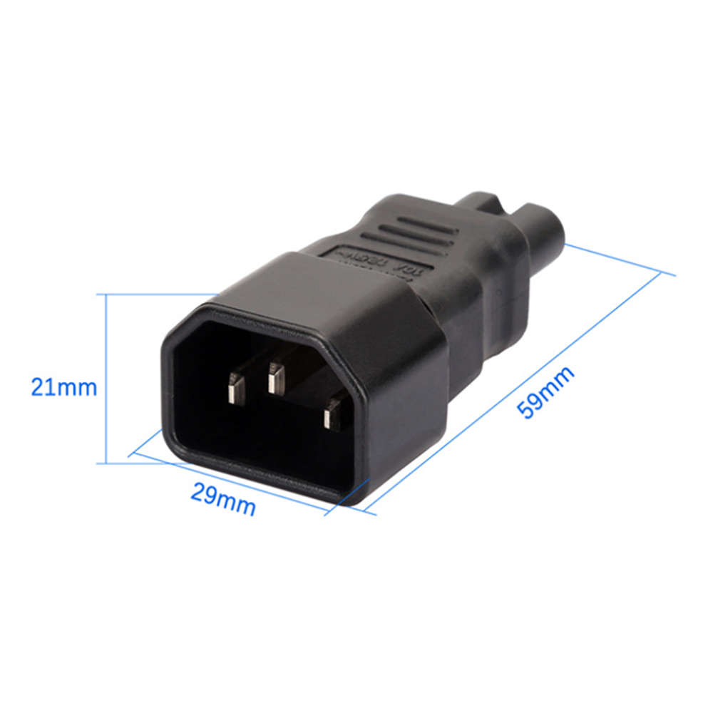 StudioKing Adaptador Kit PCA-C7A para C7 a C14 Potencia Cables — 3