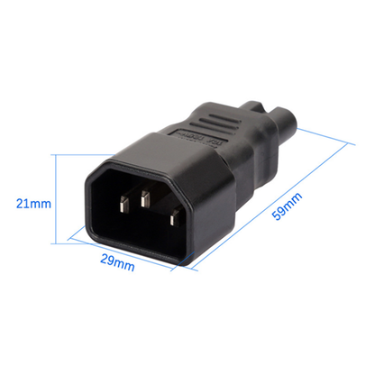 StudioKing Adaptador Kit PCA-C7A para C7 a C14 Potencia Cables — 3