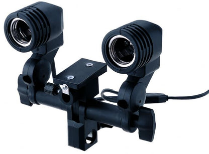 StudioKing Universal E27 Portalámparas con 2 Enchufes DLE27D