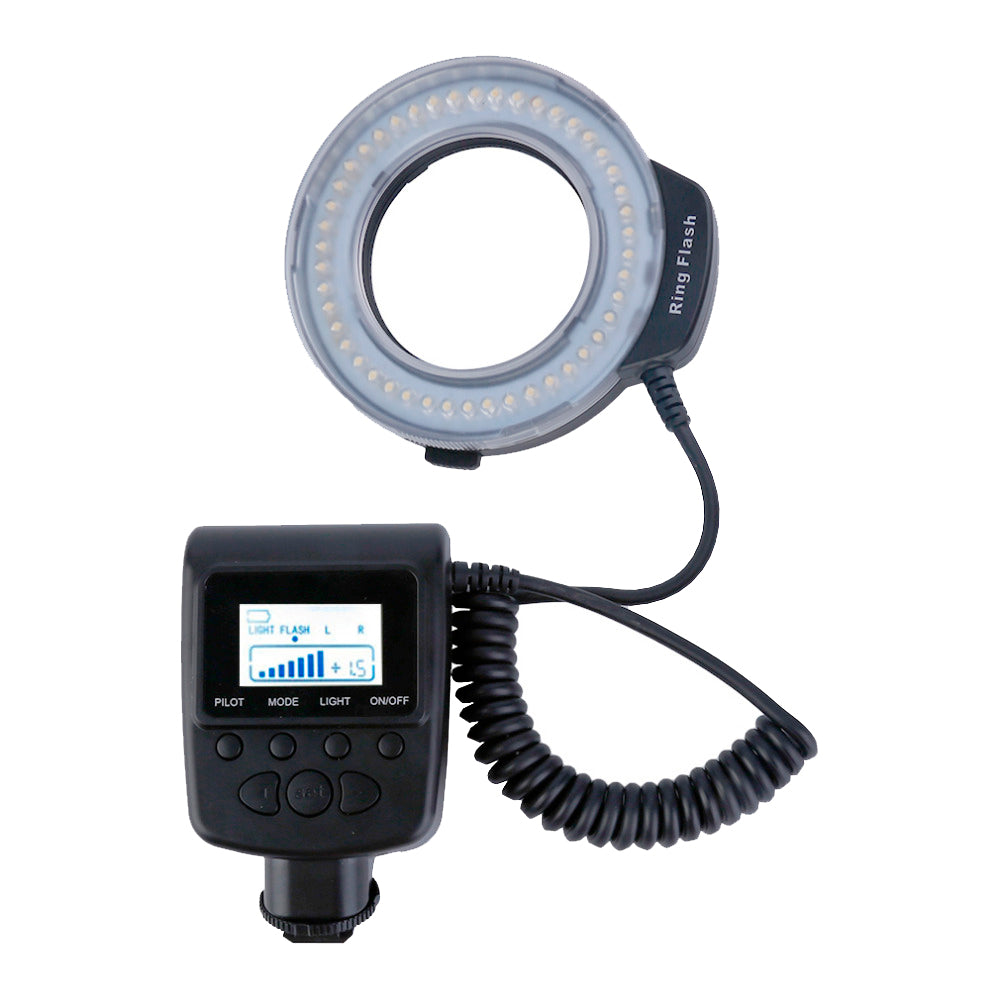 StudioKing Macro LED Anillo Lámpara con Flash RL-130 — 2
