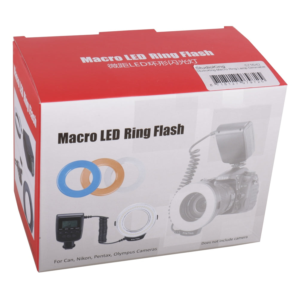 StudioKing Macro LED Anillo Lámpara con Flash RL-130 — 7