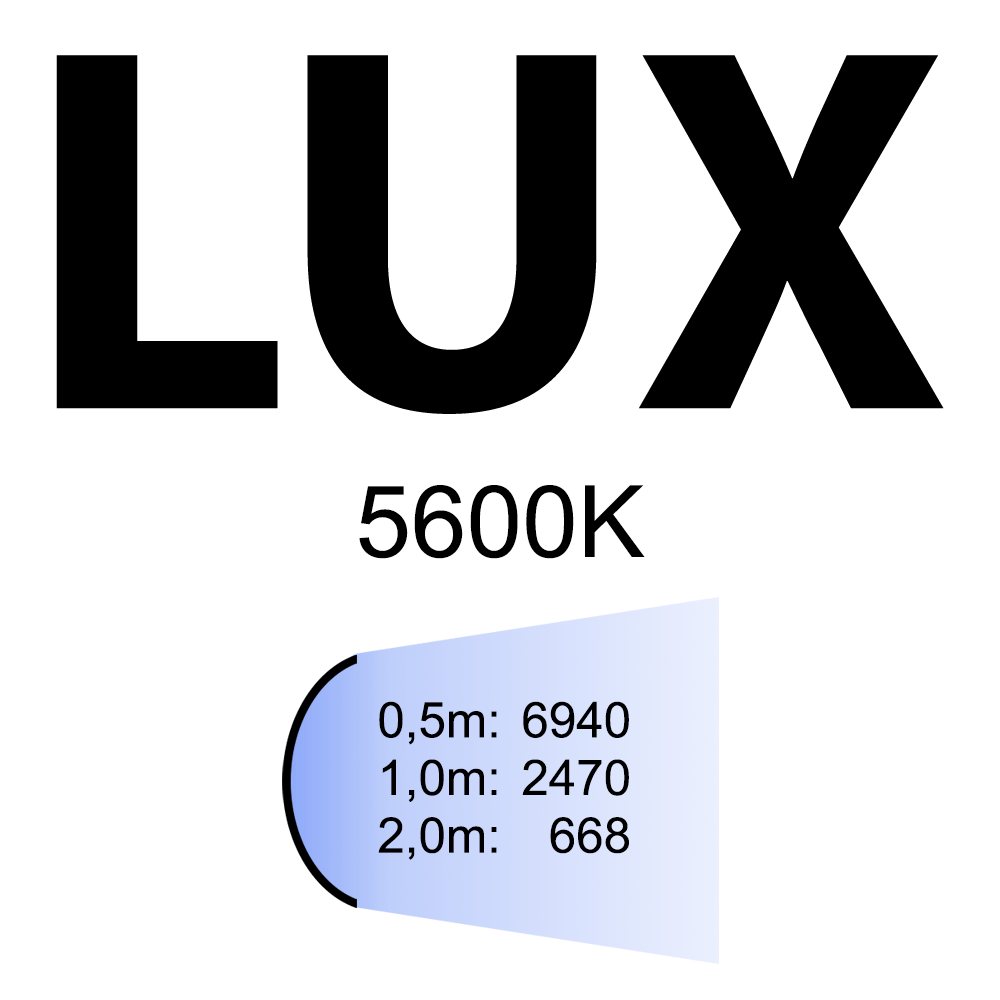 StudioKing Lámpara de luz diurna 60W E27 FLED-60 — 5