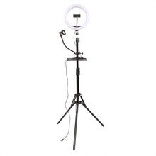 StudioKing LED Vlog Kit SK-K190 con Anillo Lámpara y Micrófono Soporte