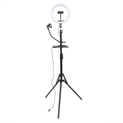 StudioKing LED Vlog Kit SK-K190 con Anillo Lámpara y Micrófono Soporte