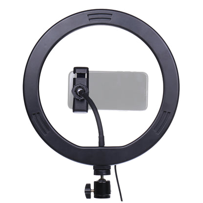 StudioKing LED Vlog Kit SK-K190 con Anillo Lámpara y Micrófono Soporte — 5