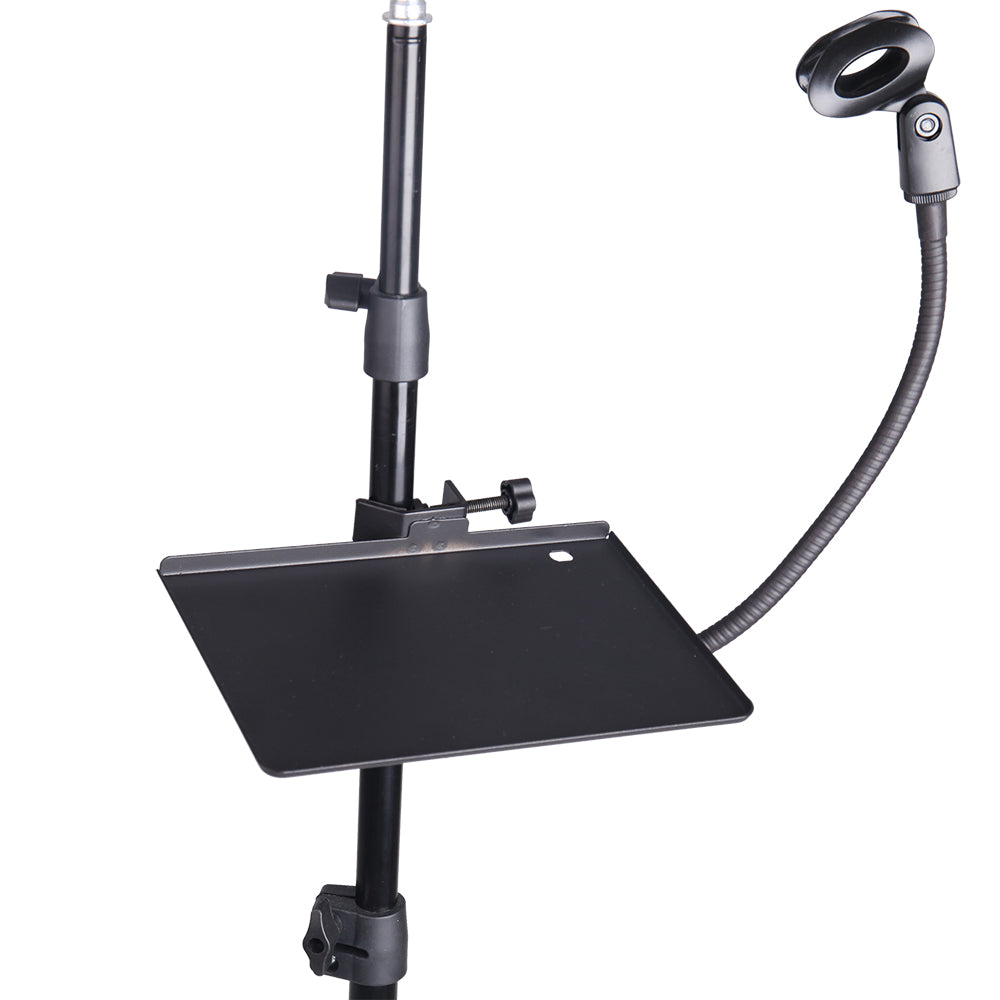 StudioKing LED Vlog Kit SK-K190 con Anillo Lámpara y Micrófono Soporte — 6