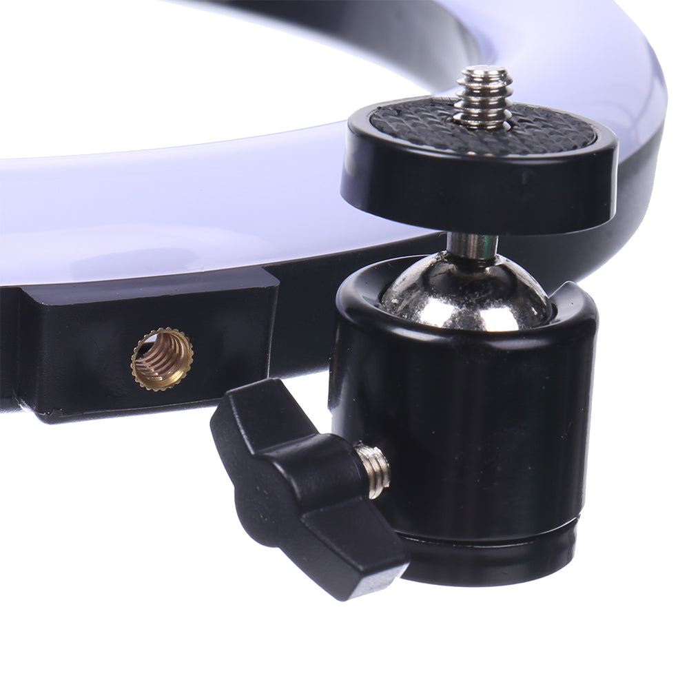 StudioKing LED Vlog Kit SK-K190 con Anillo Lámpara y Micrófono Soporte — 8