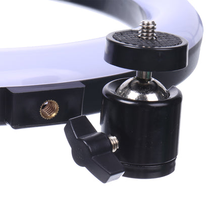 StudioKing LED Vlog Kit SK-K190 con Anillo Lámpara y Micrófono Soporte — 8