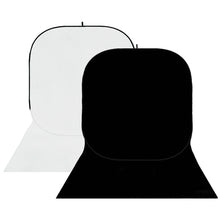 StudioKing Fondo Panel BBT-01-20 Blanco/Negro 150x400 cm