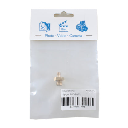StudioKing Espiga Adaptador MC-1060 1/4" Macho 3/8" Macho — 3