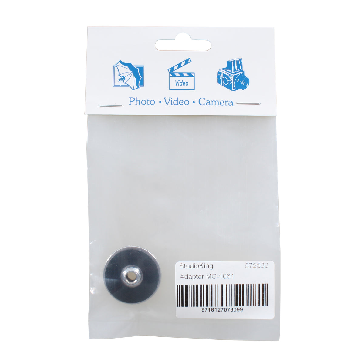 StudioKing Espiga Adaptador MC-1061 1/4" Hembra 3/8" Macho — 3