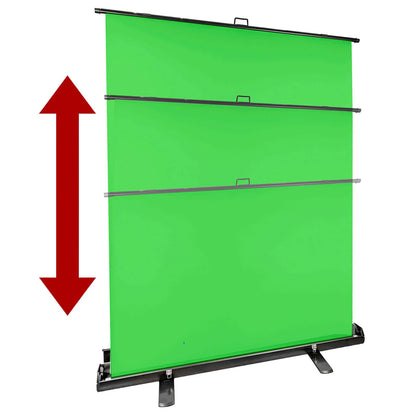 StudioKing Fondo verde enrollable FB-150200FG 150x200 cm Chroma Verde