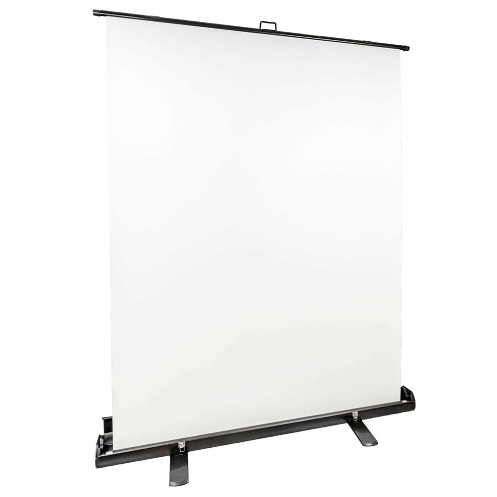 StudioKing Fondo enrollable FB-150200FW 150x200 cm Blanco