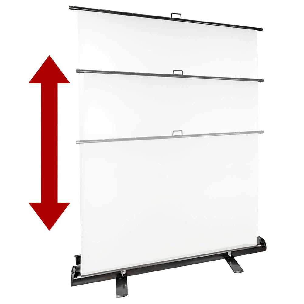 StudioKing Fondo enrollable FB-150200FW 150x200 cm Blanco — 2