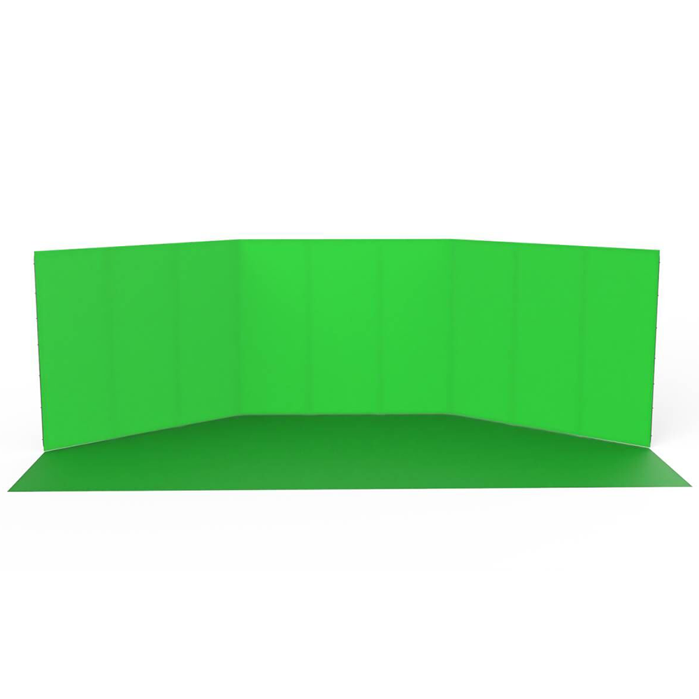 StudioKing Panorámico Fondo Fondo verde FSF-240900PT 240x900cm