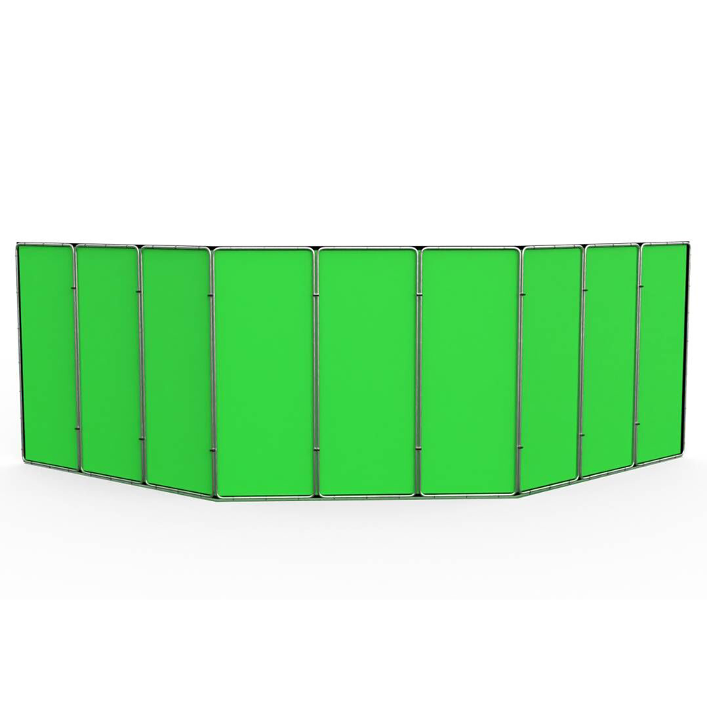 StudioKing Panorámico Fondo Fondo verde FSF-240900PT 240x900cm — 2