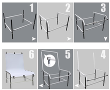 StudioKing Mesa de fotografía FST-13240 130x240 cm — 3