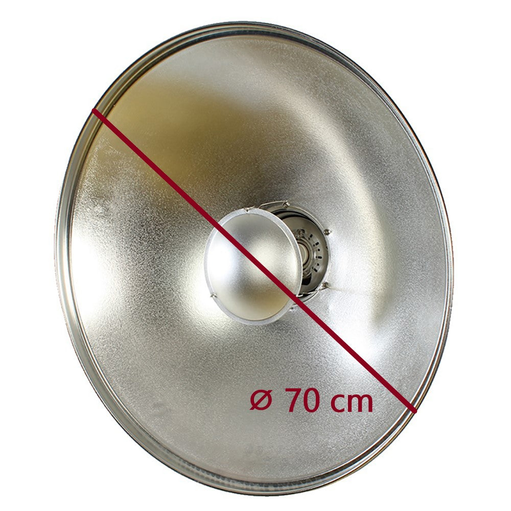 StudioKing Beauty dish Plateado SK-BD420 42 cm con Rejilla nido de abeja — 2