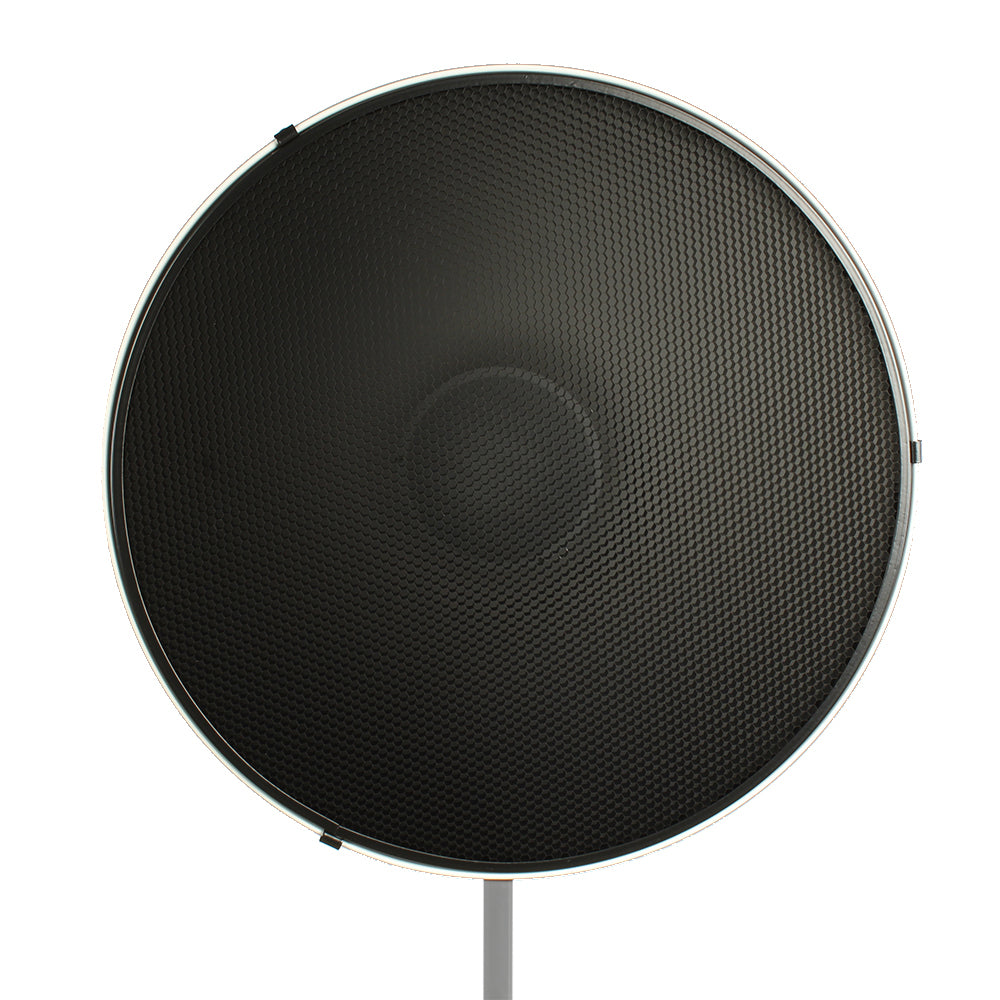 StudioKing Beauty dish Plateado SK-BD550 55 cm con Rejilla nido de abeja — 3