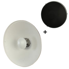 StudioKing Beauty dish Blanco SK-BD550W 55 cm con Rejilla nido de abeja