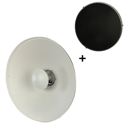StudioKing Beauty dish Blanco SK-BD550W 55 cm para Falcon Eyes