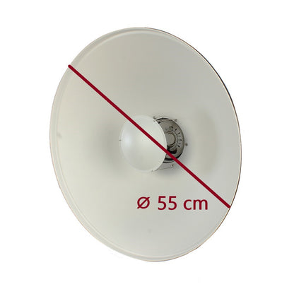 StudioKing Beauty dish Blanco SK-BD550W 55 cm para Falcon Eyes — 2