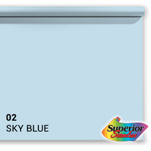 Superior Papel de fondo 02 Sky Azul 1.35 x 11m
