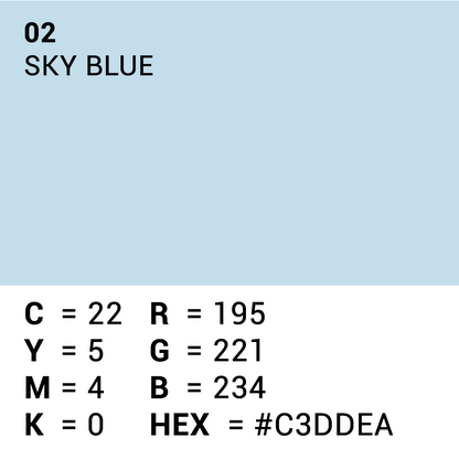 Superior Papel de fondo 02 Sky Azul 1.35 x 11m — 5
