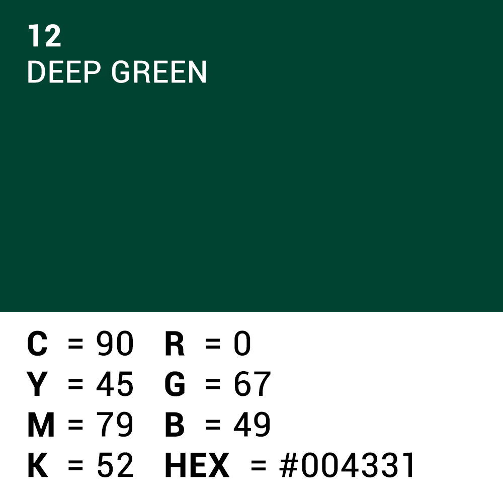Superior Papel de fondo 12 Profundo Verde 1.35 x 11m — 5