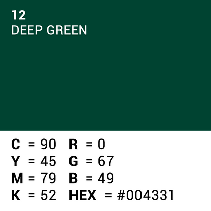 Superior Papel de fondo 12 Profundo Verde 1.35 x 11m — 5