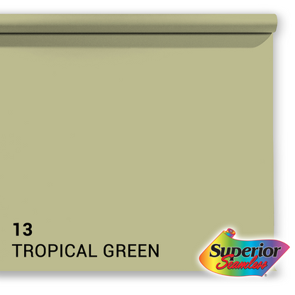 Superior Papel de fondo 13 Tropical Verde 1.35 x 11m