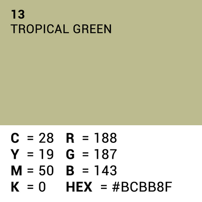 Superior Papel de fondo 13 Tropical Verde 1.35 x 11m — 5