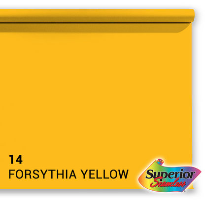 Superior Papel de fondo 14 Forsythia Amarillo 1.35 x 11m