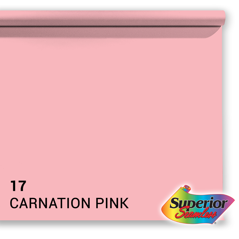 Superior Papel de fondo 17 Carnation Rosa 1.35 x 11m