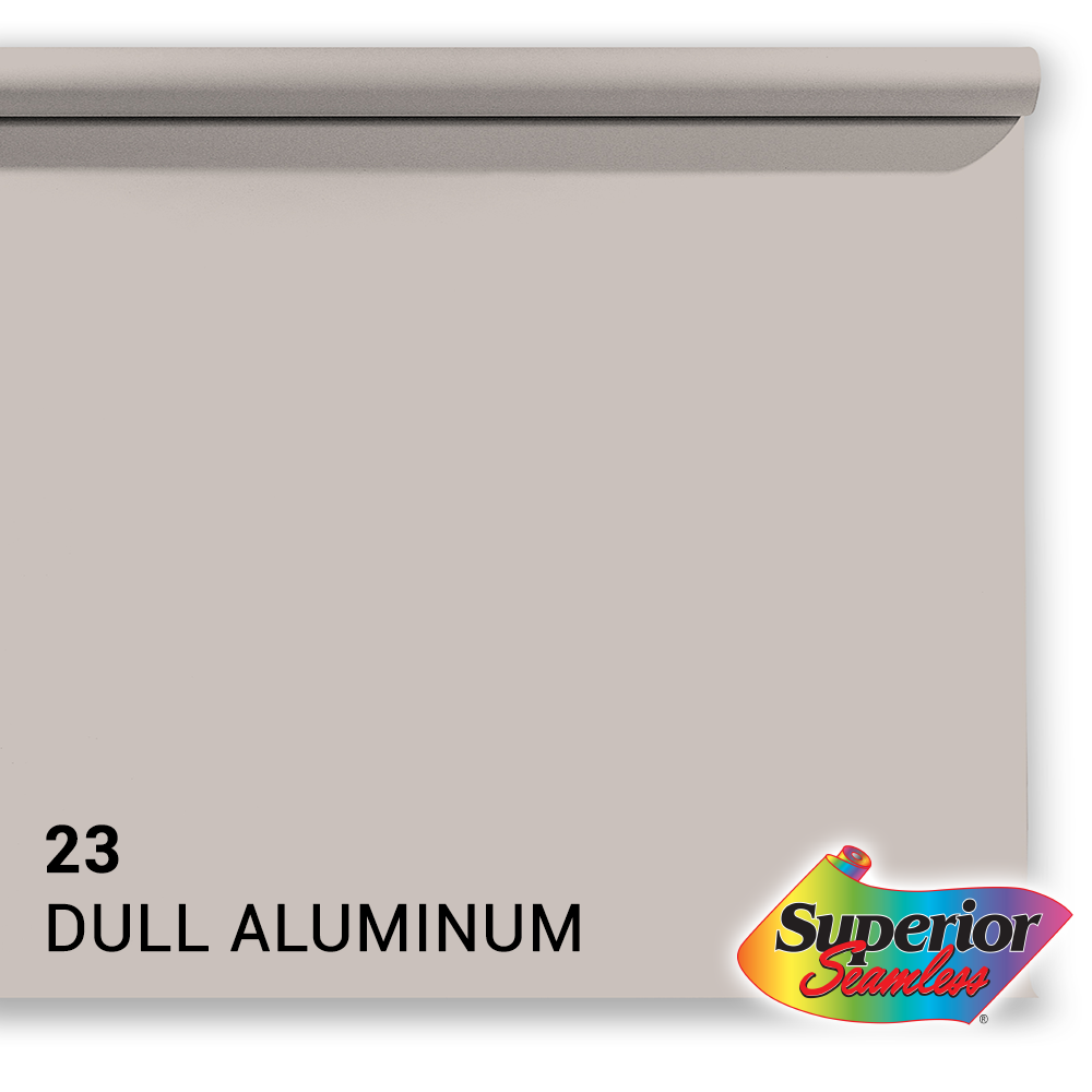 Superior Papel de fondo 23 Dull Aluminio 1.35 x 11m