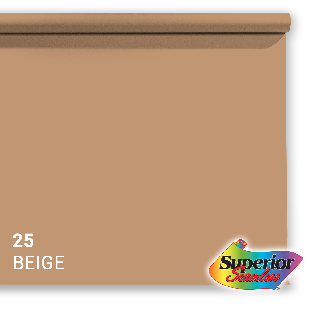 Superior Papel de fondo 25 Beige 1.35 x 11m