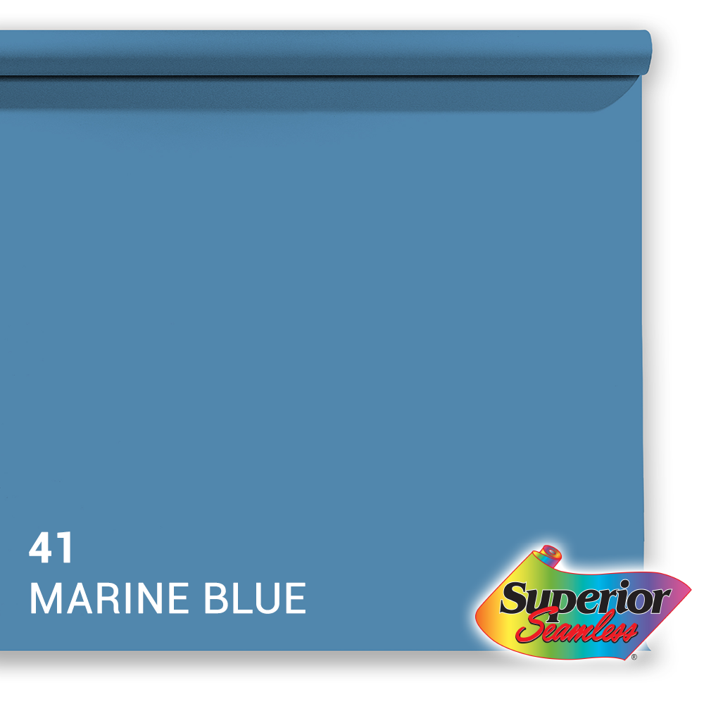 Superior Papel de fondo 41 Marine Azul 1.35 x 11m