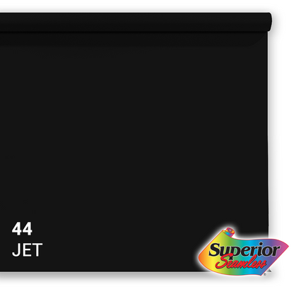 Superior Papel de fondo 44 Jet Negro 1.35 x 11m