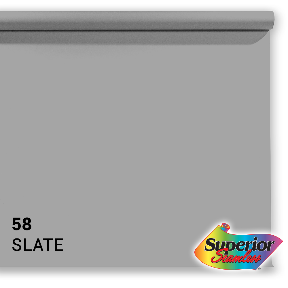 Superior Papel de fondo 58 Slate Gris 1.35 x 11m