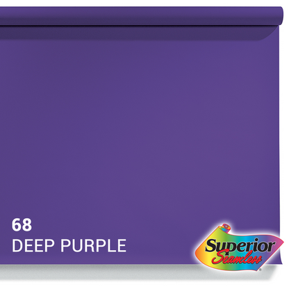 Superior Papel de fondo 68 Profundo Morado 1.35 x 11m