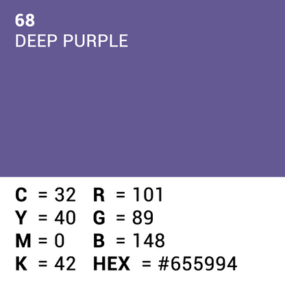 Superior Papel de fondo 68 Profundo Morado 1.35 x 11m — 5