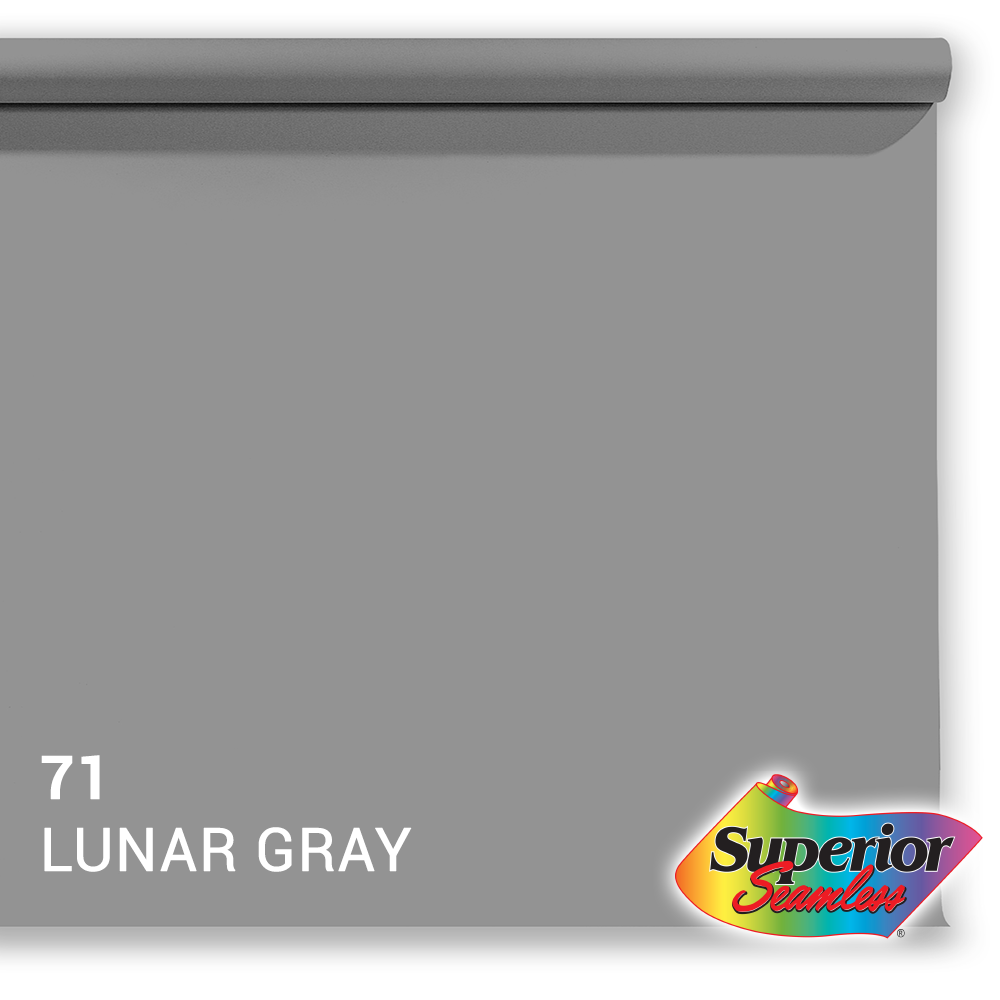 Superior Papel de fondo 71 Lunar Gris 1.35 x 11m