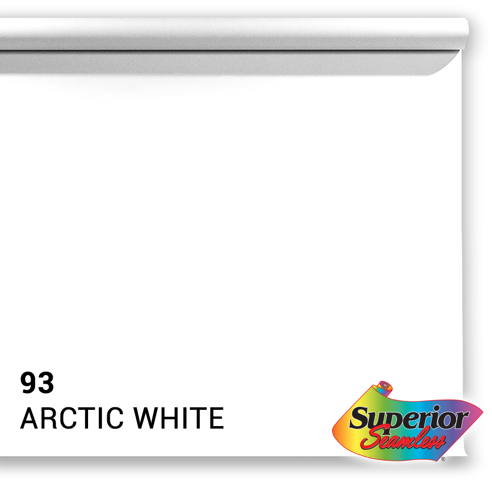 Superior Papel de fondo 93 Arctic Blanco 1.35 x 11m
