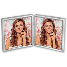 Zep Marco de fotos 120DS01-44 Plateado 2x 10x10 cm