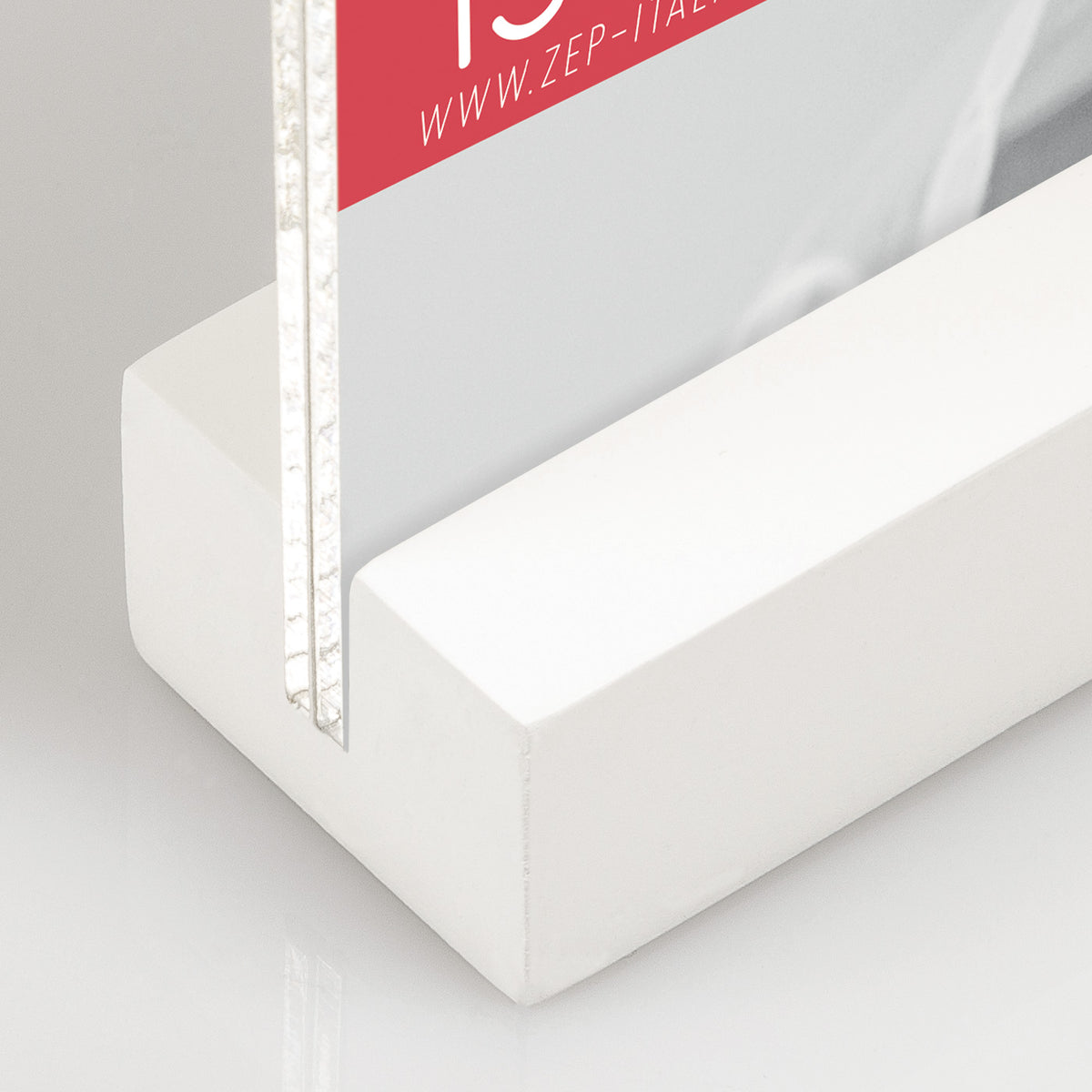 Zep Marco de fotos EQ68WH Dresda Blanco Vertical 15x20 cm — 2