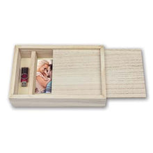 Zep marco de fotos Almacenamiento Caja Marrón USB CX7568 para Foto 15x20 cm — 2