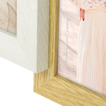 Zep Marco de fotos DT553W Locarno Blanco 5x10x15 1x10x10 cm — 4