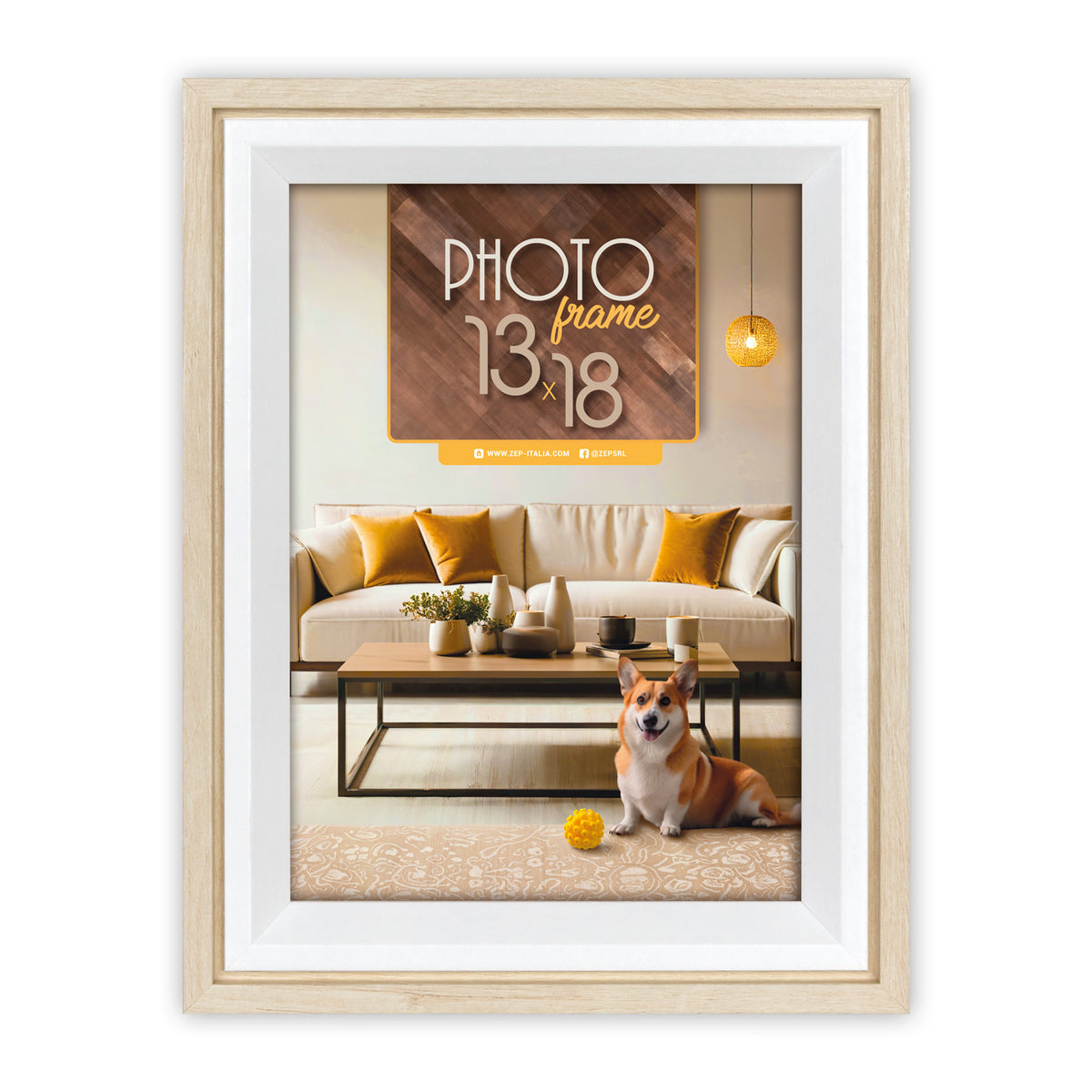 Zep marco de fotos BG657C Bologna Crema 13x18 cm