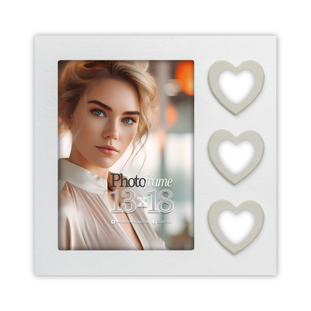 Zep marco de fotos RE557W Meridia Blanco 13x18 cm
