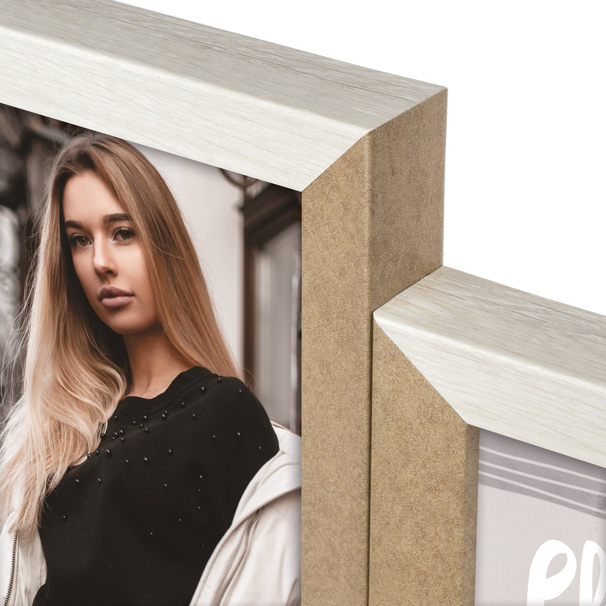 Zep Marco de fotos DN697W Vercelli Blanco 6x 10x15 cm — 2